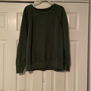 Aerie oversized distressed crewneck